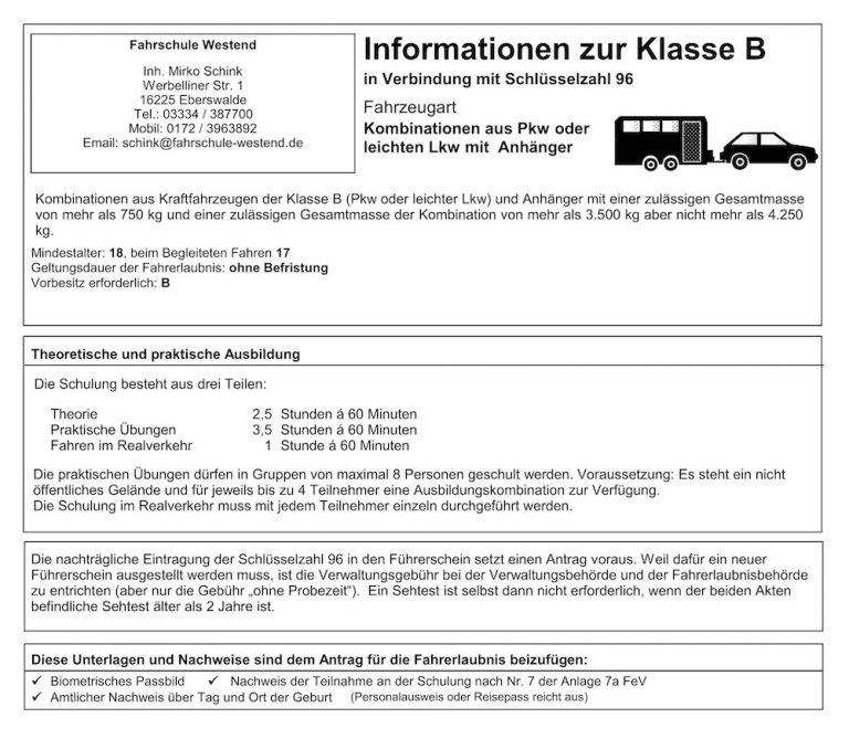 PKW - Fahrschule Westend BBZ GmbH